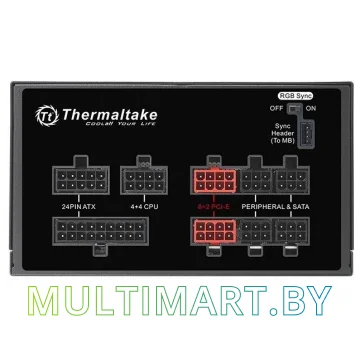 Блок питания Thermaltake Toughpower Grand RGB 650W Gold RGB Sync Edition (PS-TPG-0650FPCGEU-S) картинка 6